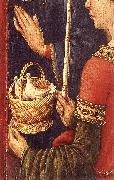 DARET, Jacques Altarpiece of the Virgin (detail) f oil painting artist